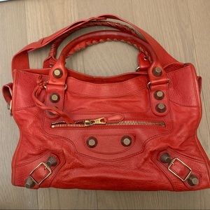 Red/Orange Balenciaga Bag